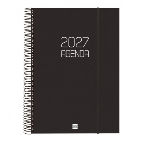 AGENDA OPAQUE E40 210X297 1DP 2027 NEGRO