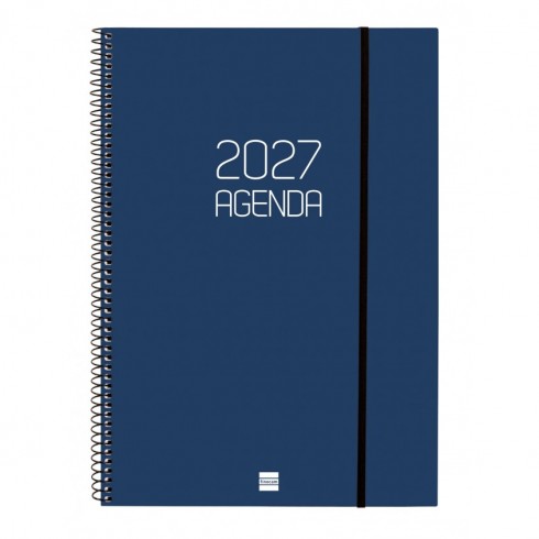 AGENDA OPAQUE E40 210X297 SV VERT.2027 AZUL