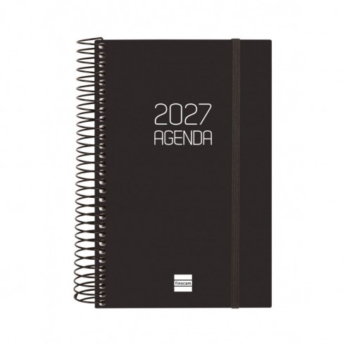 AGENDA OPAQUE E5 117x181 1DP 2027 NEGRO