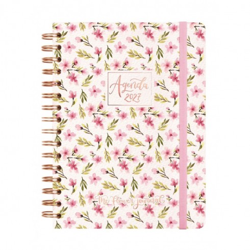 AGENDA THE FLOWER JOURNAL E10 S.VISTA 2027 ROSA