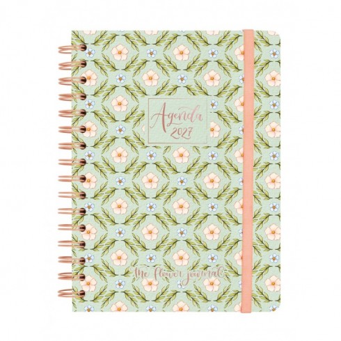 AGENDA THE FLOWER JOURNAL E10 S.VISTA 2027 VERDE
