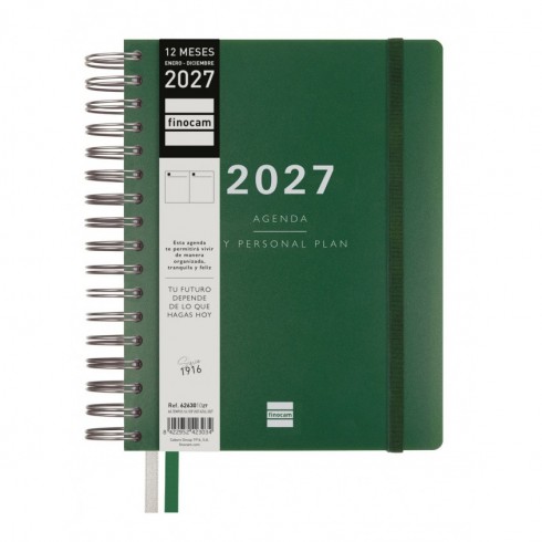 AGENDA TEMPUS 155x212 1DP 2027 VERDE
