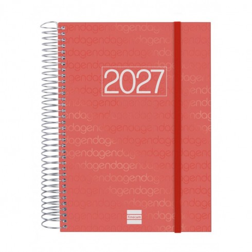 AGENDA YEAR E10 155X212 1DP 2027 ROJO
