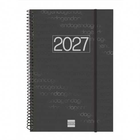 AGENDA YEAR E11 165x242 SV VERTICAL 2027 NEGRO