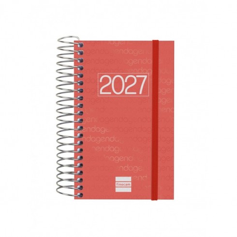 AGENDA YEAR E3 1DP 79x127 2027 ROJO