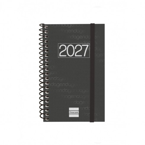 AGENDA YEAR E3 79X127 SV 2027 NEGRO