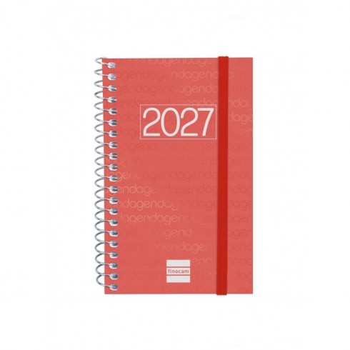AGENDA YEAR E3 79X127 SV 2027 ROJO