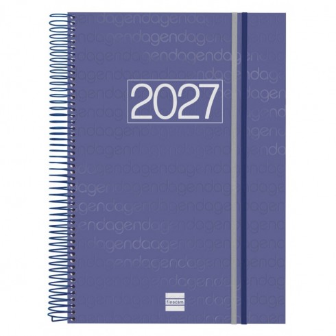 AGENDA YEAR E40 210X297 1DP 2027 AZUL