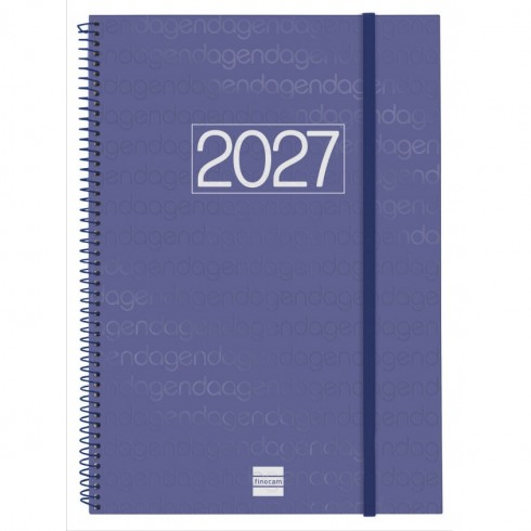 AGENDA YEAR E40 210X297 SV VERT.  2027 AZUL