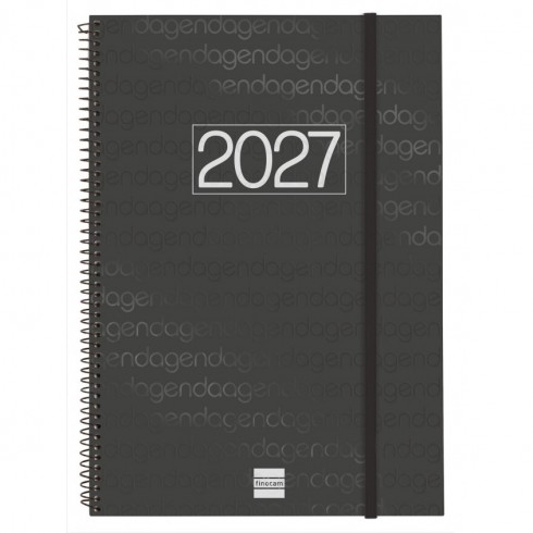 AGENDA YEAR E40 210X297 SV VERT.  2027 NEGRO