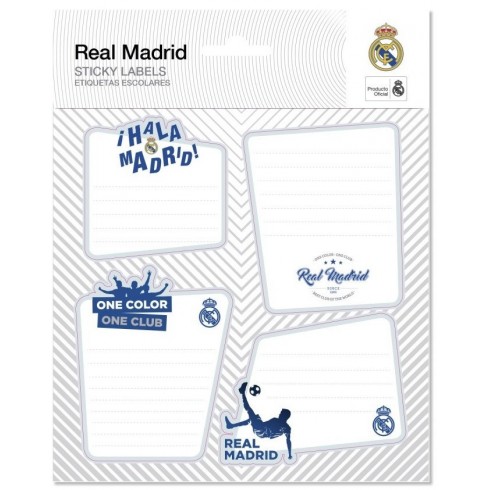 ETIQUETAS ESCOLARES PREMIUM REAL MADRID