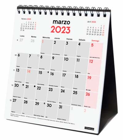 Calendario de escritorio CDP